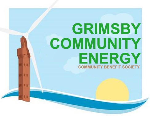 Grimsby community energy community benefit society banner.