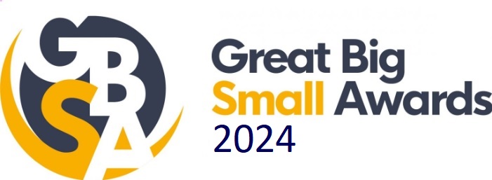 The Great Big Small Awards 2024 logo.